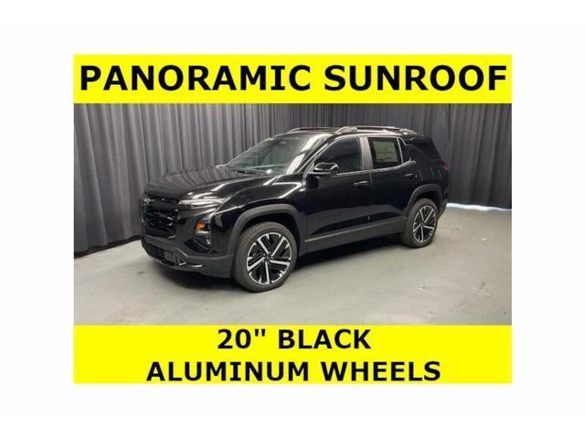 2026 Chevrolet Equinox RS in Mosaic Black Metallic — front three-quarter view