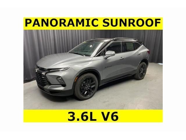 2026 Chevrolet Blazer RS in Sterling Gray Metallic — front three-quarter view