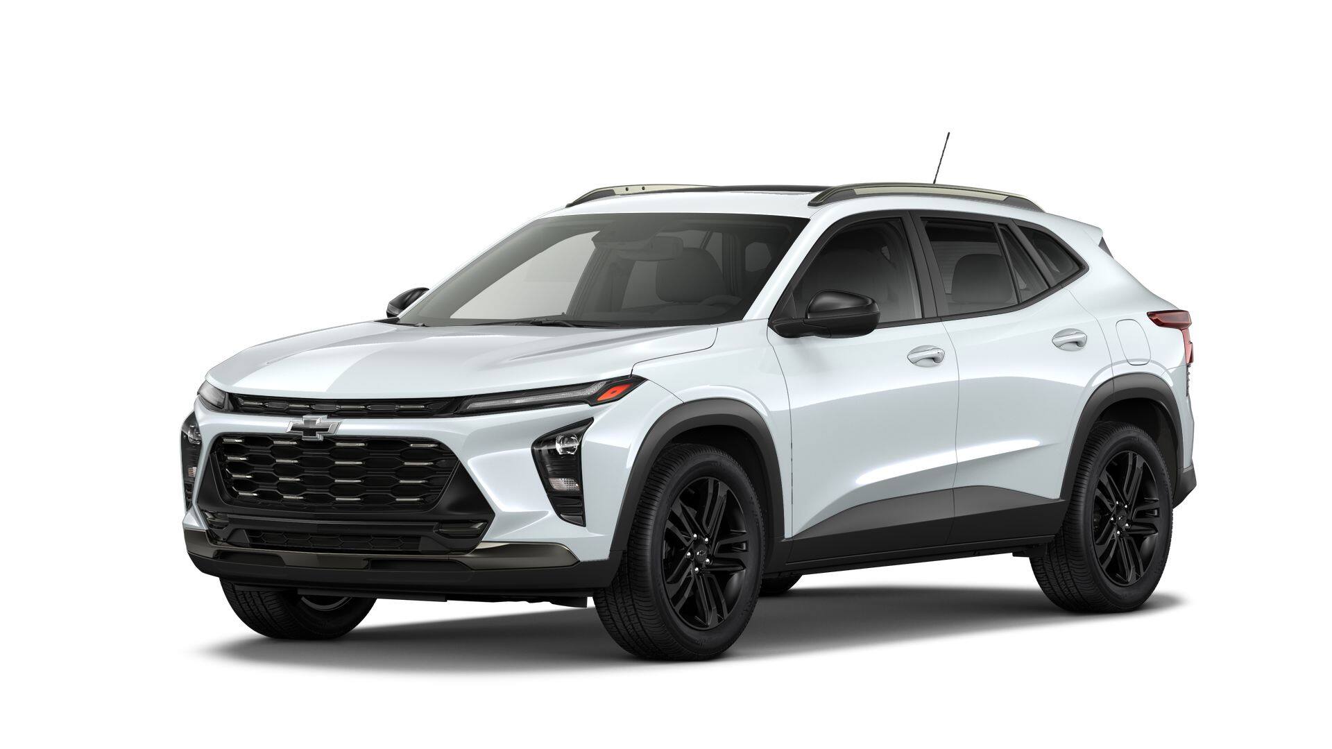 2026 Chevrolet Trax ACTIV in Summit White — front three-quarter view