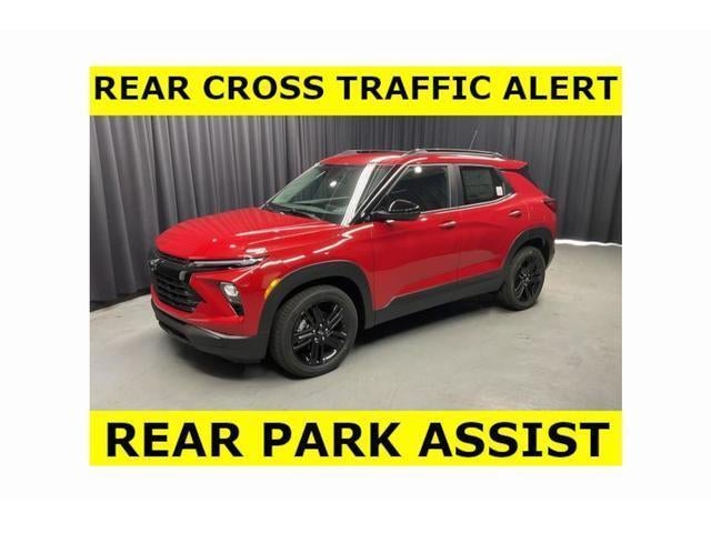 2026 Chevrolet Trailblazer LT in Apex Red — front three-quarter view